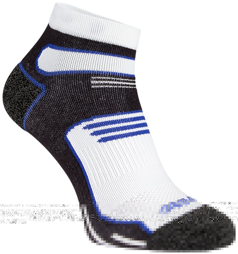 Avento® Avento - Chaussettes de sport pour hommes - LOT DE 2 - Blanc/Cobalt