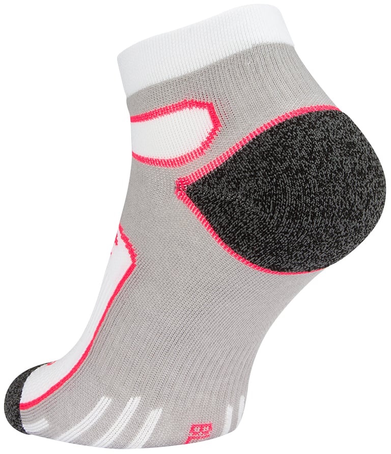 Avento® Avento - Women's Sports Ankle Socks - 2-PACK - White/Pink