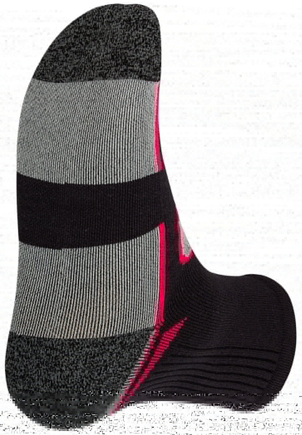 Avento® Avento - Chaussettes de sport pour femmes - LOT DE 2 - Gris/Fuchsia