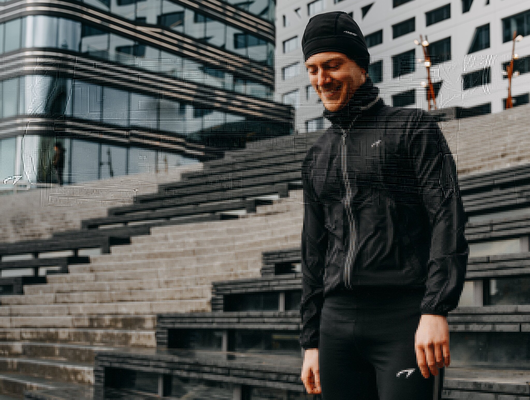 Avento® Avento - Bonnet de sport Beanie - BASIC BLACK - Noir