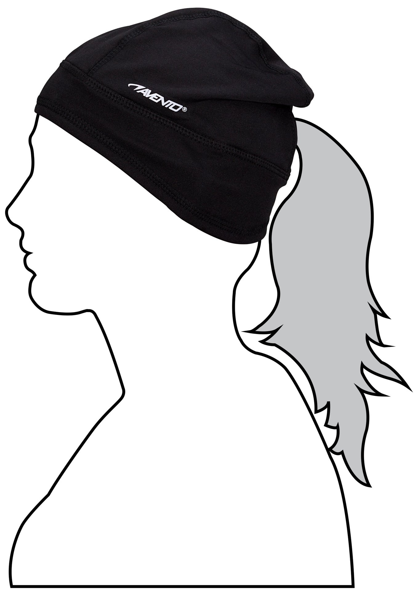 Avento® Avento - Bonnet de sport Beanie - BASIC BLACK - Noir