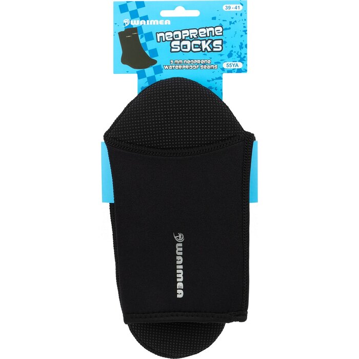 Waimea® Waimea® - Neopren Socken • Schwarz/Silber