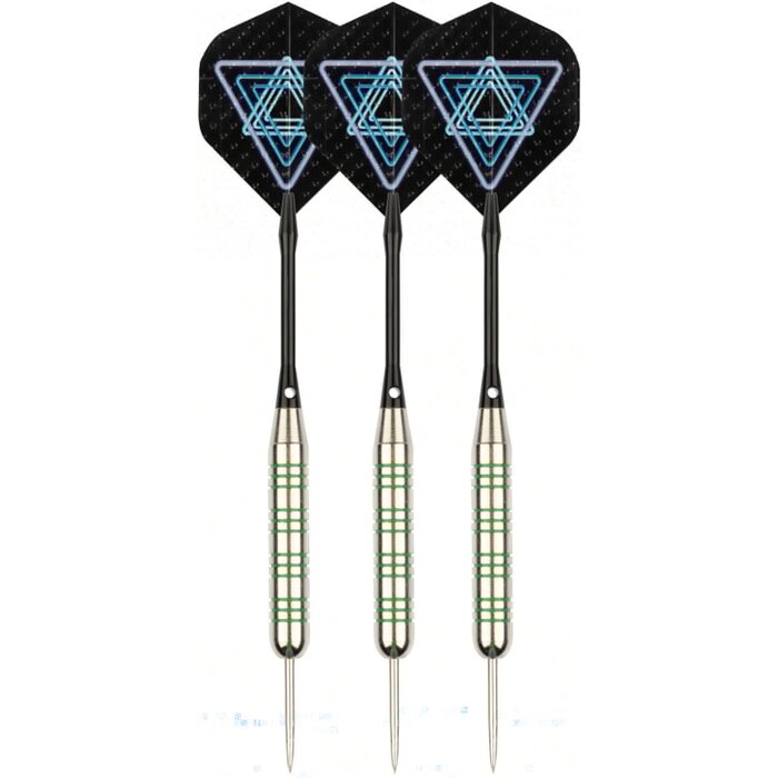 Faver® Faver® - Darts Nickel/Silber • METALIC • Schwarz/Blau