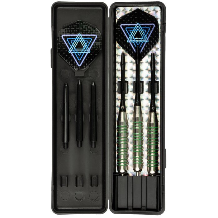 Faver® Faver® - Darts Nickel/Silber • METALIC • Schwarz/Blau