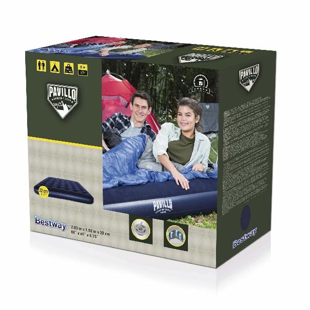 Bestway Pavillo Bestway Pavillo - Airbed - Flocked 22 cm Queen - 2 person - Copy
