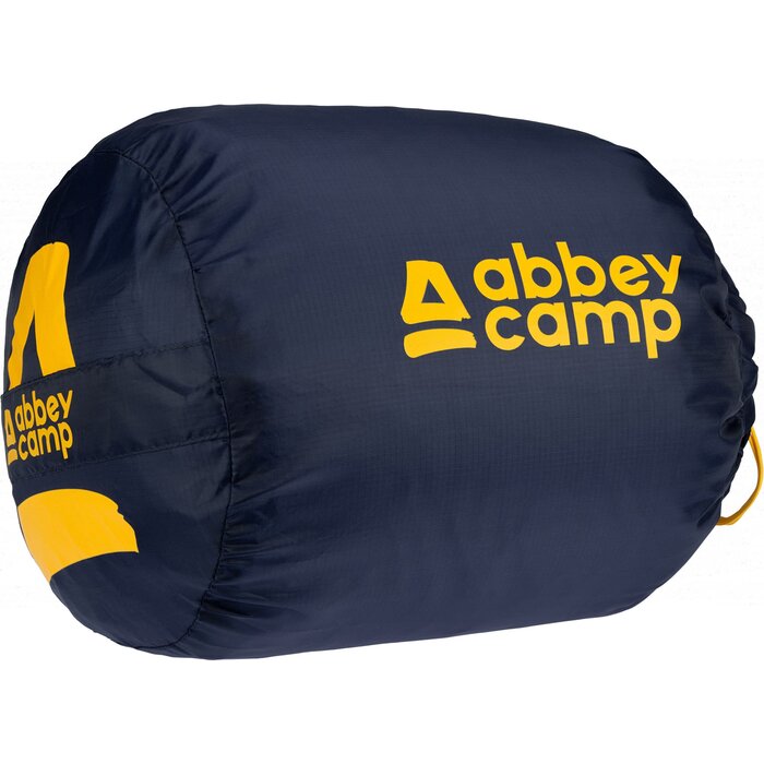 Abbey Camp® Abbey Camp® - Carrying bag Universal for sleeping bag • VIENNA-30 • Navy/Yellow