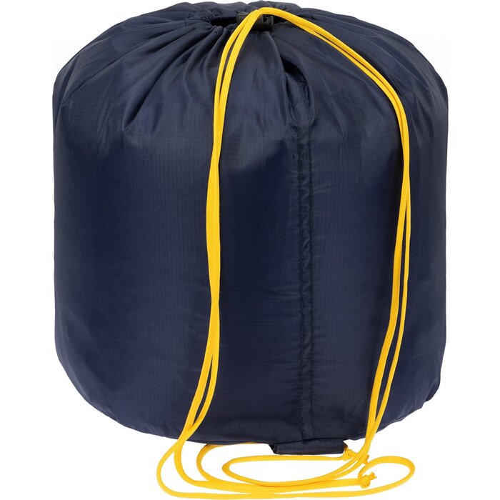 Abbey Camp® Abbey Camp® - Universal-Tragesack für Schlafsack • VIENNA-30 • Marineblau/Gelb