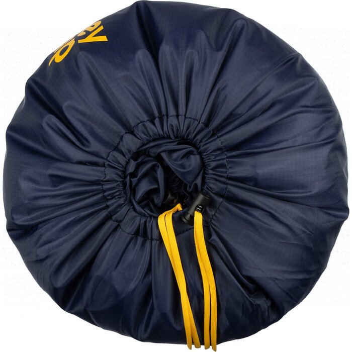 Abbey Camp® Abbey Camp® - Carrying bag Universal for sleeping bag • VIENNA-30 • Navy/Yellow