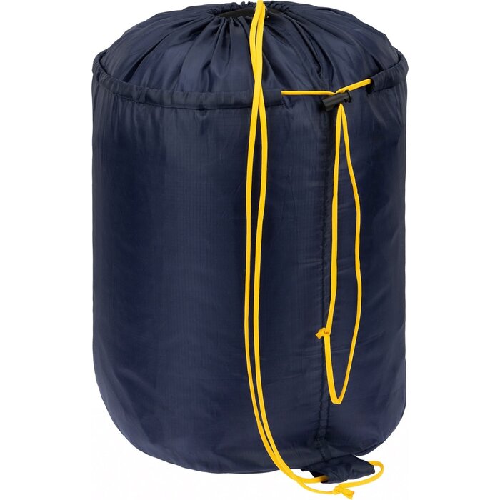 Abbey Camp® Abbey Camp® - Universal-Tragesack für Schlafsack • VIENNA-30 • Marineblau/Gelb