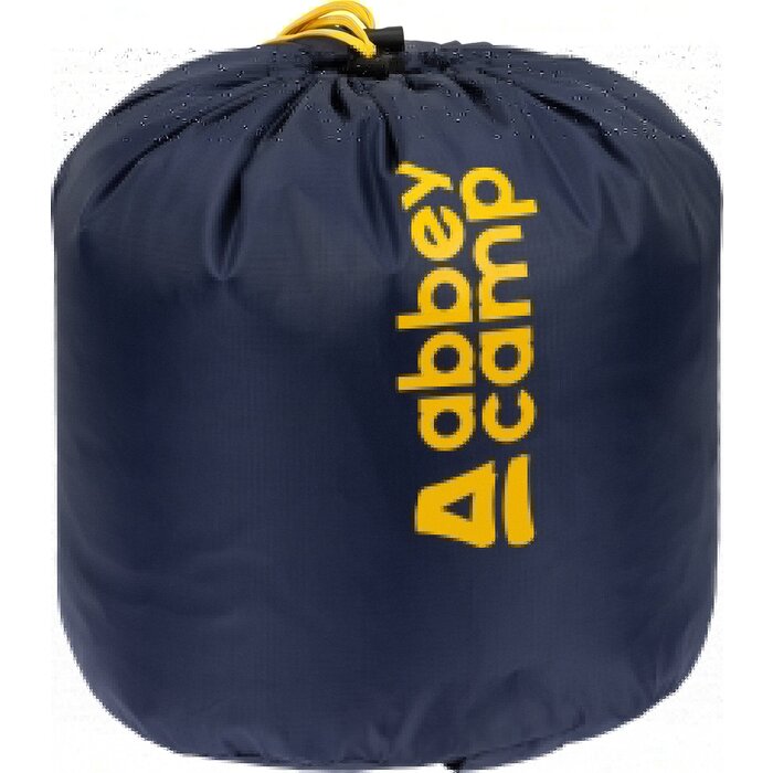 Abbey Camp® Abbey Camp® - Universal-Tragesack für Schlafsack • VIENNA-30 • Marineblau/Gelb