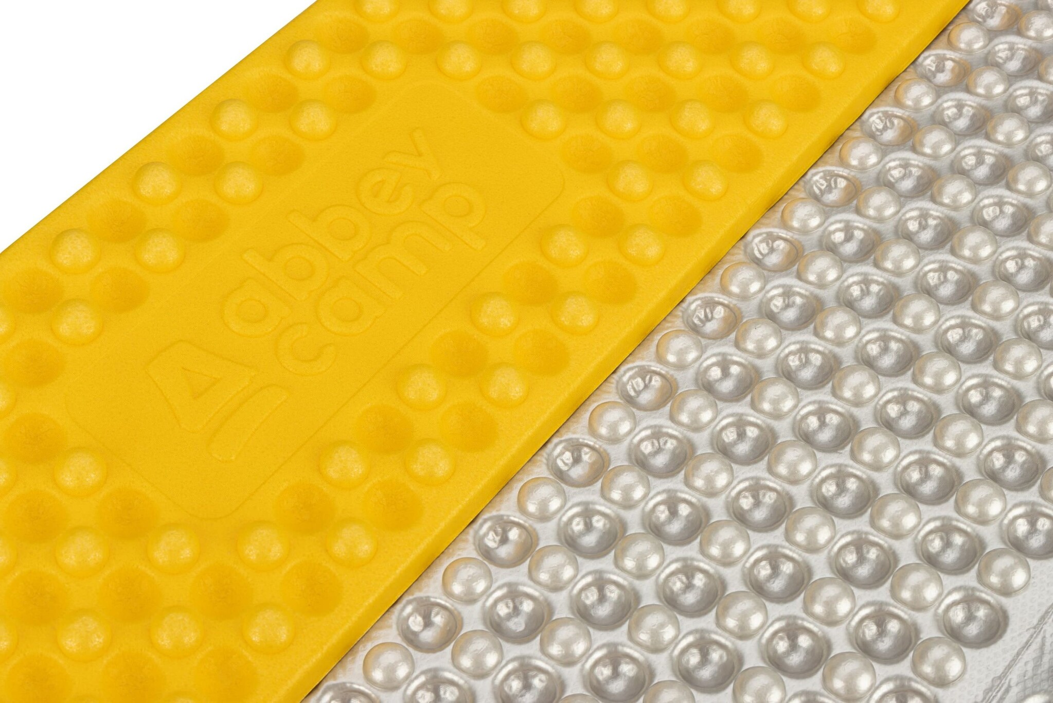 Abbey Camp® Abbey Camp - Foldable Insulation Mat XPE/Silver - PORTOFINO-060 - Yellow/Silver