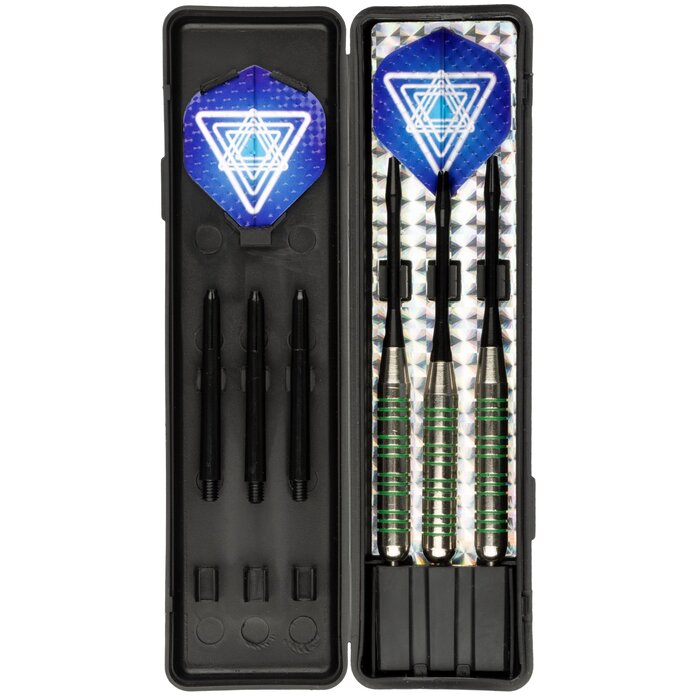 Faver® Faver® - Darts Nickel/Silber • METALIC • Blau/Weiß