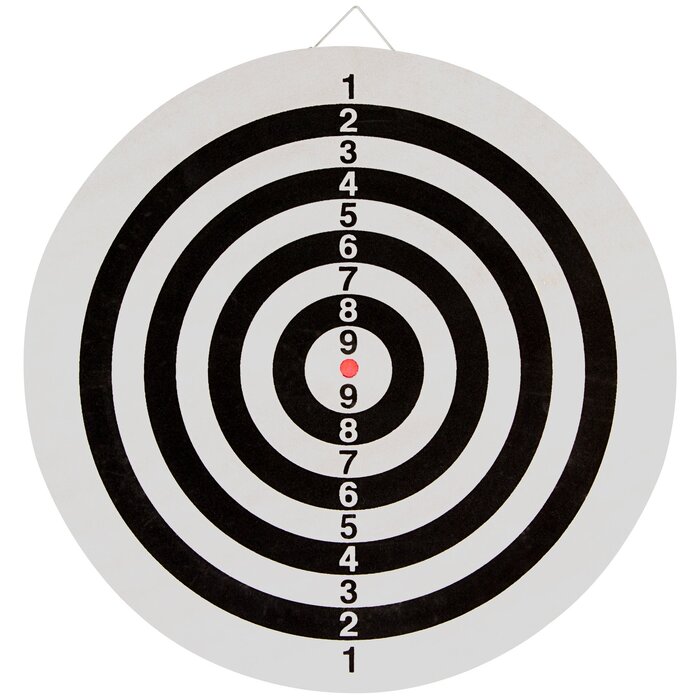 Faver® Faver® - Dartboard set • FLOCK II • Black