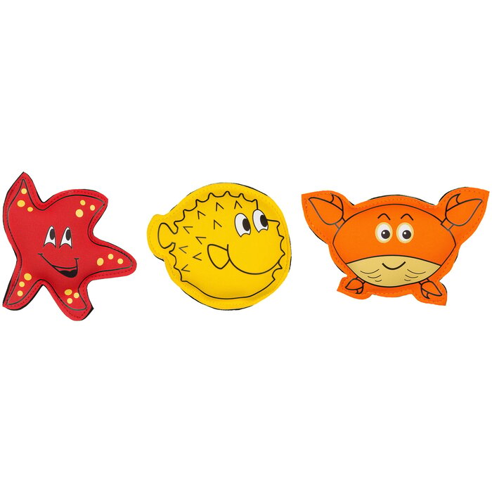 Waimea® Waimea® - Dive animals • 3 PIECES • Red/Yellow