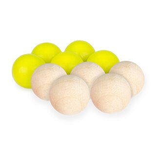 Get & Go® Get & Go® - Jeu de Boules Buts • 10 stuks • Geel/Blank