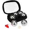 Get & Go® Get & Go® - Mini Jeu de Boules Set • 6 Ballen • Chroom/Zwart