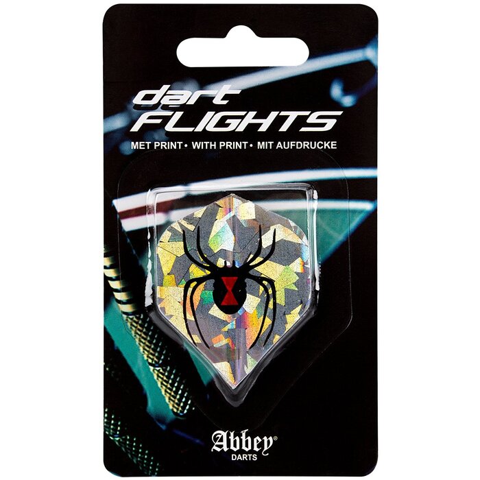 Abbey® Darts - Dartflights • Silver/Black