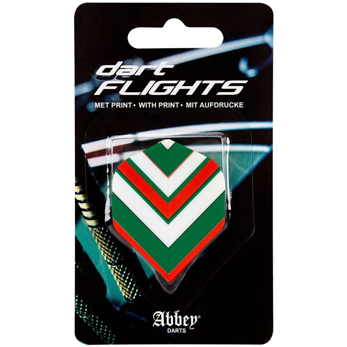 Abbey® Darts - Dartflights • Grün/Weiß