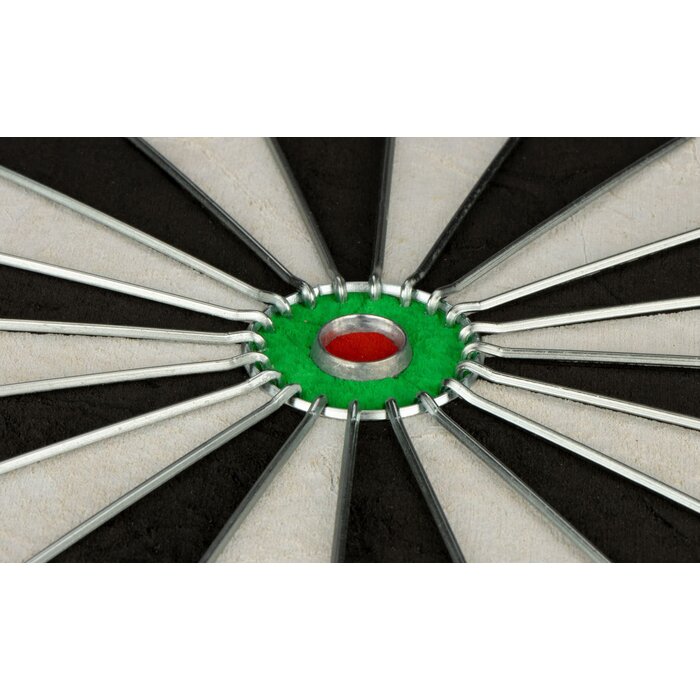 Abbey® Darts - Dartboard Sisal • CLASSIC • Noir/Rouge