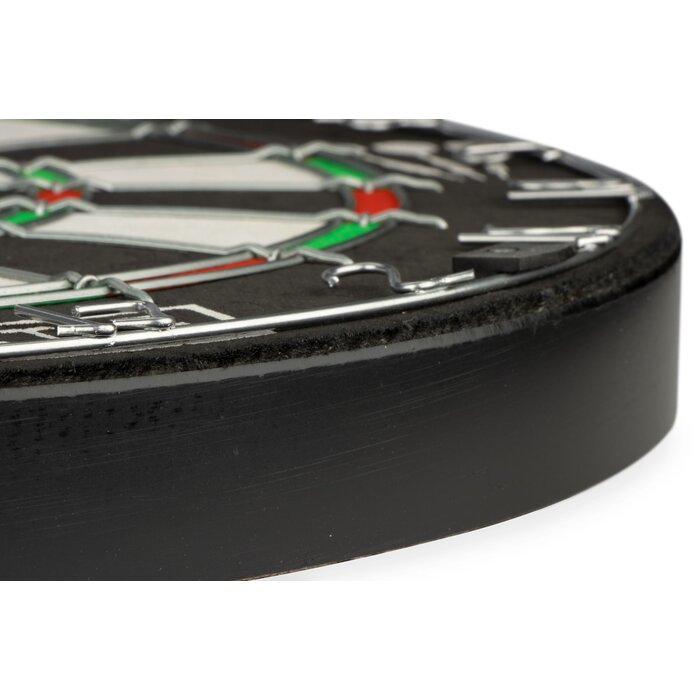 Abbey® Darts - Dartbord Sisal • CLASSIC • Zwart/Rood