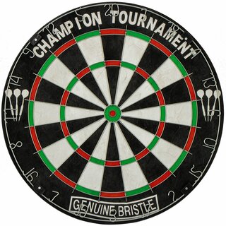 Dartboard Sisal • CLASSIC • Black/Red