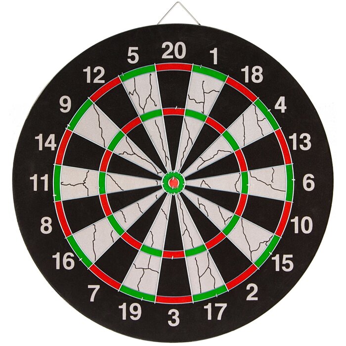 Abbey® Darts - Dartbord set • LOCK II  • Universeel