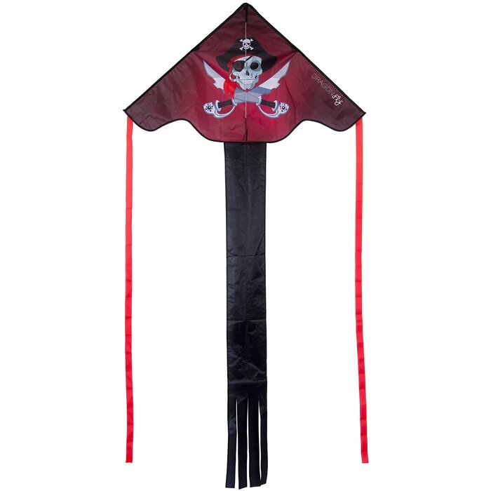 Dragon Fly® Dragon Fly® - Cerf-volant de queue • PIRATE • Noir