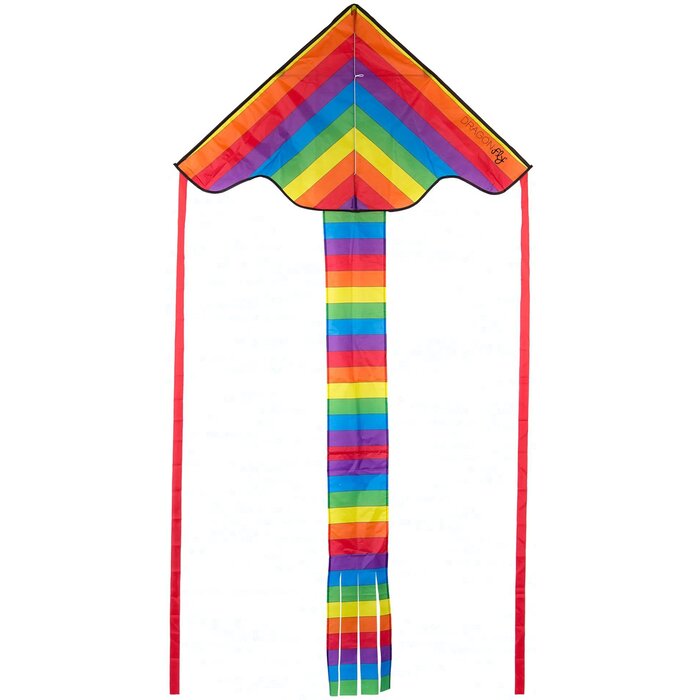 Dragon Fly® Dragon Fly® - Tail kite • RAINBOW • Yellow/Green