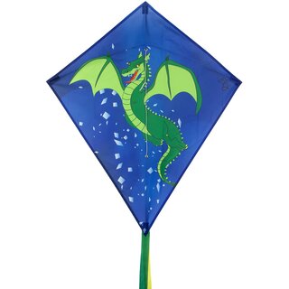Dragon Fly® Diamantdrachen • GRÜNER DRACHE • Grün/Dunkelgrün