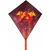 Dragon Fly® Cerf-volant en diamant • DRAGON • Rouge/Noir