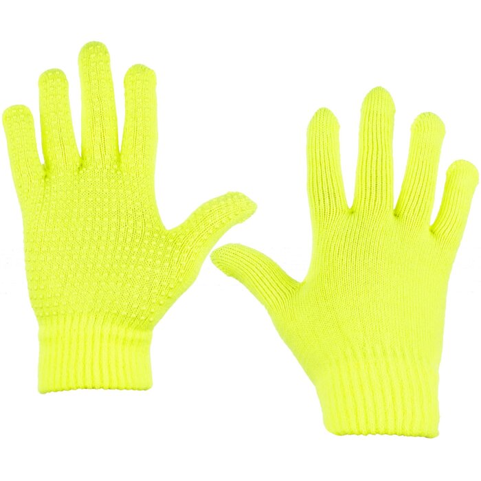 Avento® Avento - Handschuhe gestrickt Anti-Rutsch Sr • JAMIE • FluoGelb