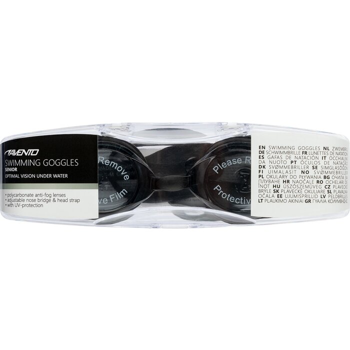 Avento® Avento - Swimming goggles • SENIOR • Black