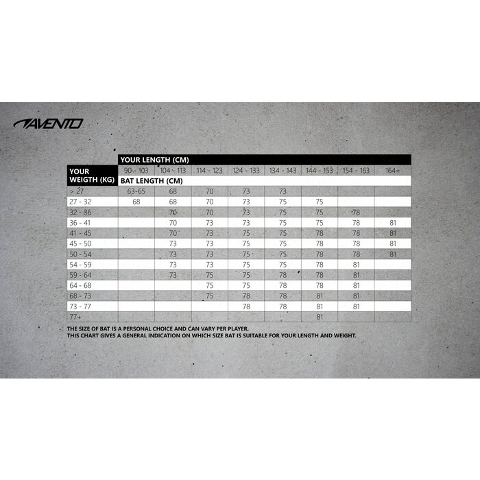 Avento® Avento - Baseballschläger Aluminium • 73 CM • Silber