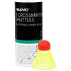 Avento® Avento® - 5 Crossminton Shuttles • RED TIP • Fluorgeel/Rood