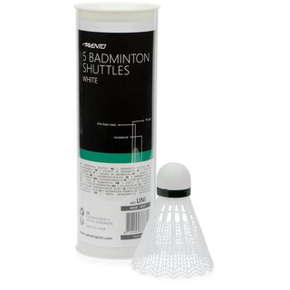 Avento® Avento® - 5 Badminton Shuttles • WHITE • Wit