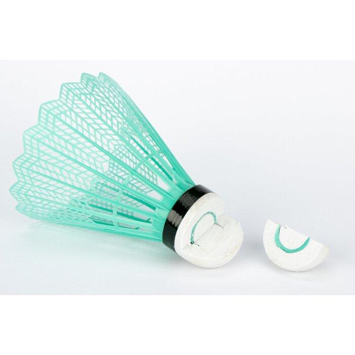 Avento® Avento® - 5 Badminton Shuttles • 5 COLOURS • Geel/Groen