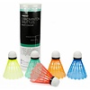 Avento® 5 Navettes de badminton • 5 COLOURS • Jaune/Vert