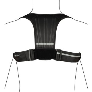 Avento® Posture/Shoulder Corrector Adjustable • Black/Silver gray