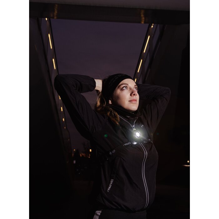 Avento® Avento - Gilet de sécurité Chest Light USB • Basculement • Noir