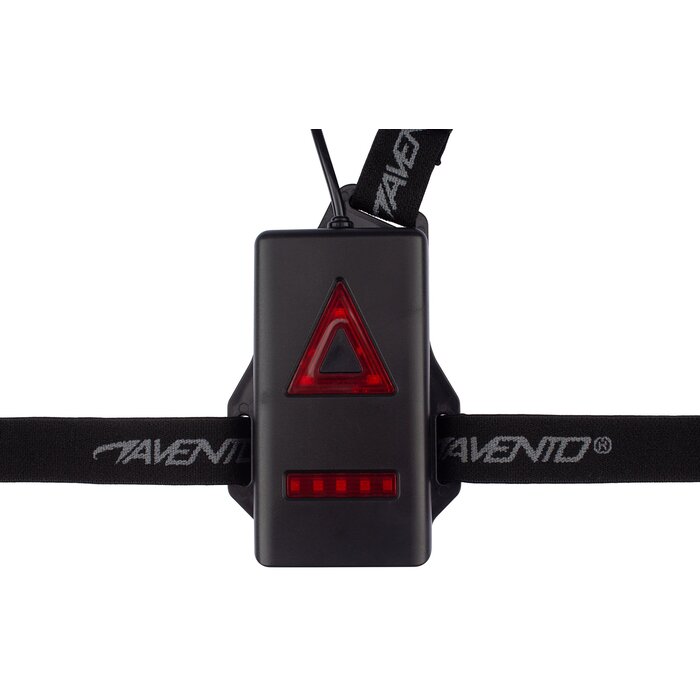 Avento® Avento - Gilet de sécurité Chest Light USB • Basculement • Noir