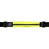 Avento® Ceinture de sport réfléchissante avec pochette de rangement LED • FluoJaune/Noir