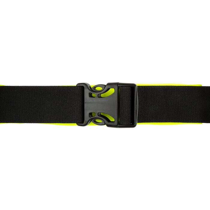 Avento® Avento - Ceinture de sport réfléchissante avec pochette de rangement LED • FluoJaune/Noir