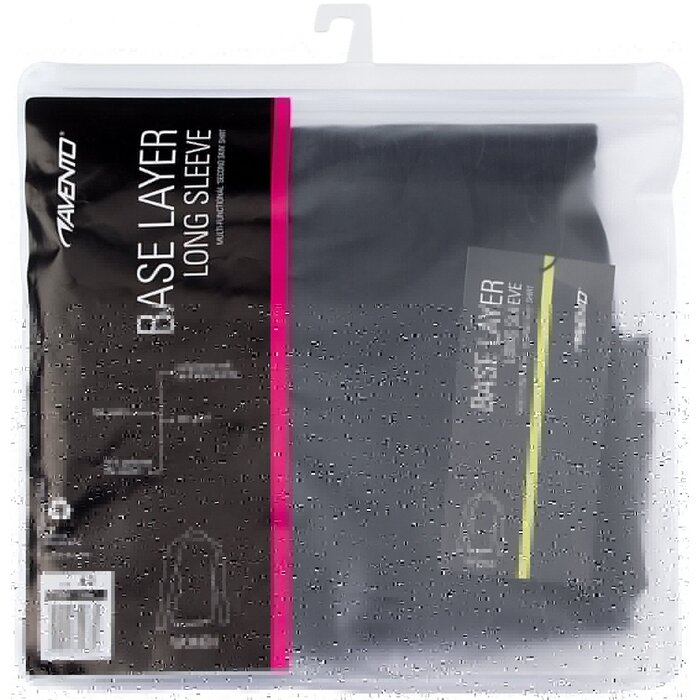 Avento® Avento® - Base Layer Lange Mouw • Dames • Zwart/Zilver