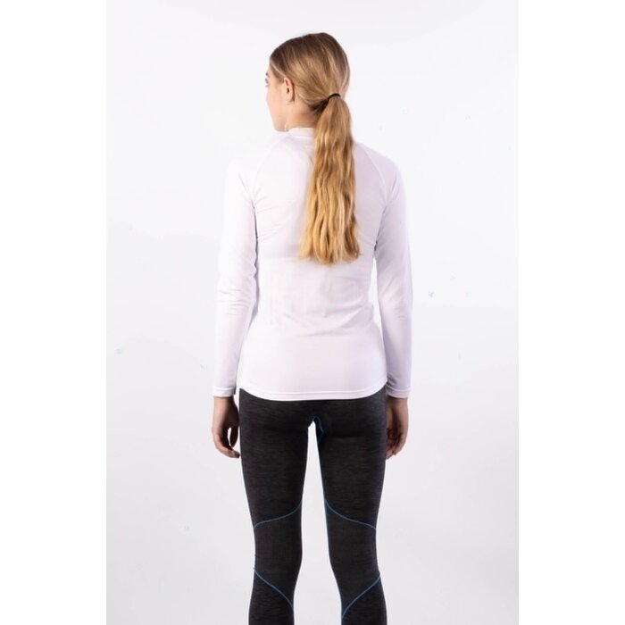 Avento® Avento - Couche de base à manches longues • Femmes • Blanc/Argent