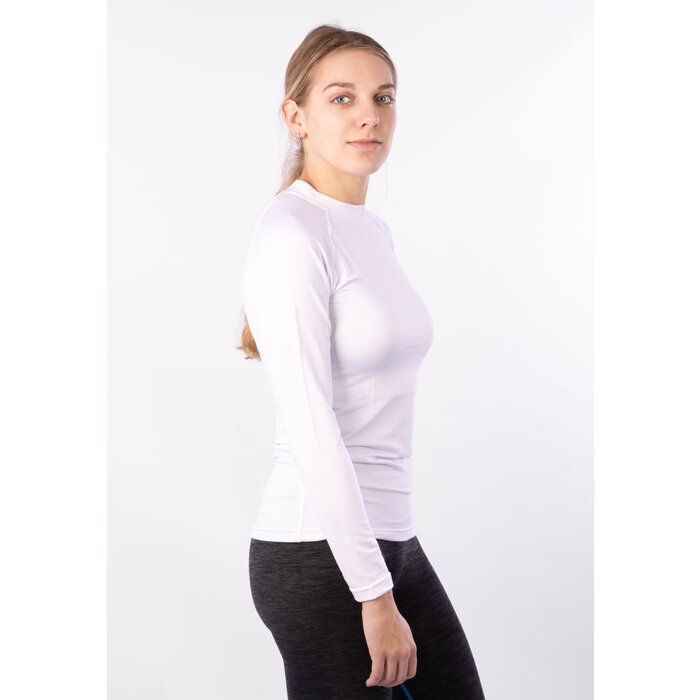 Avento® Avento - Couche de base à manches longues • Femmes • Blanc/Argent