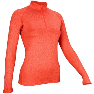 Avento® Sports shirt Long sleeve • Women • Coral melee/White