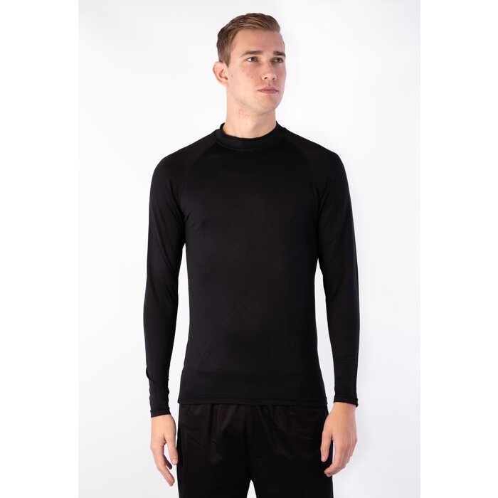 Avento® Avento - Base Layer Long Sleeve • Men • Black/Silver
