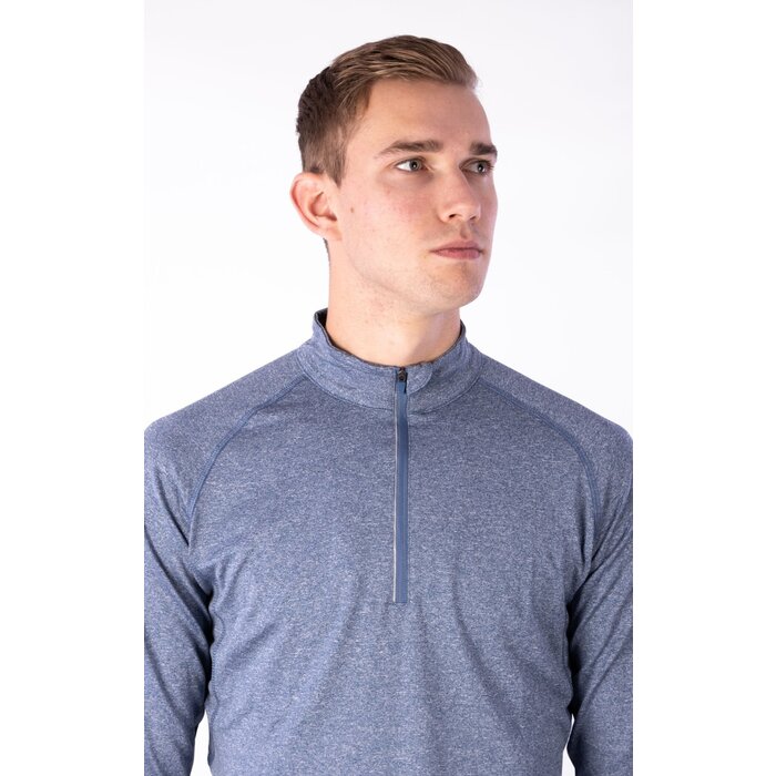 Avento® Avento - Chemise de sport à manches longues • Hommes • Mélange marine/Argent