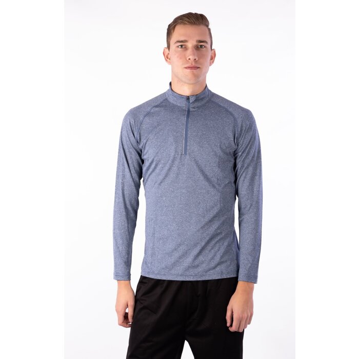 Avento® Avento - Chemise de sport à manches longues • Hommes • Mélange marine/Argent