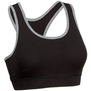 Avento® Brassière de sport • Femmes • Mélange Noir/Gris